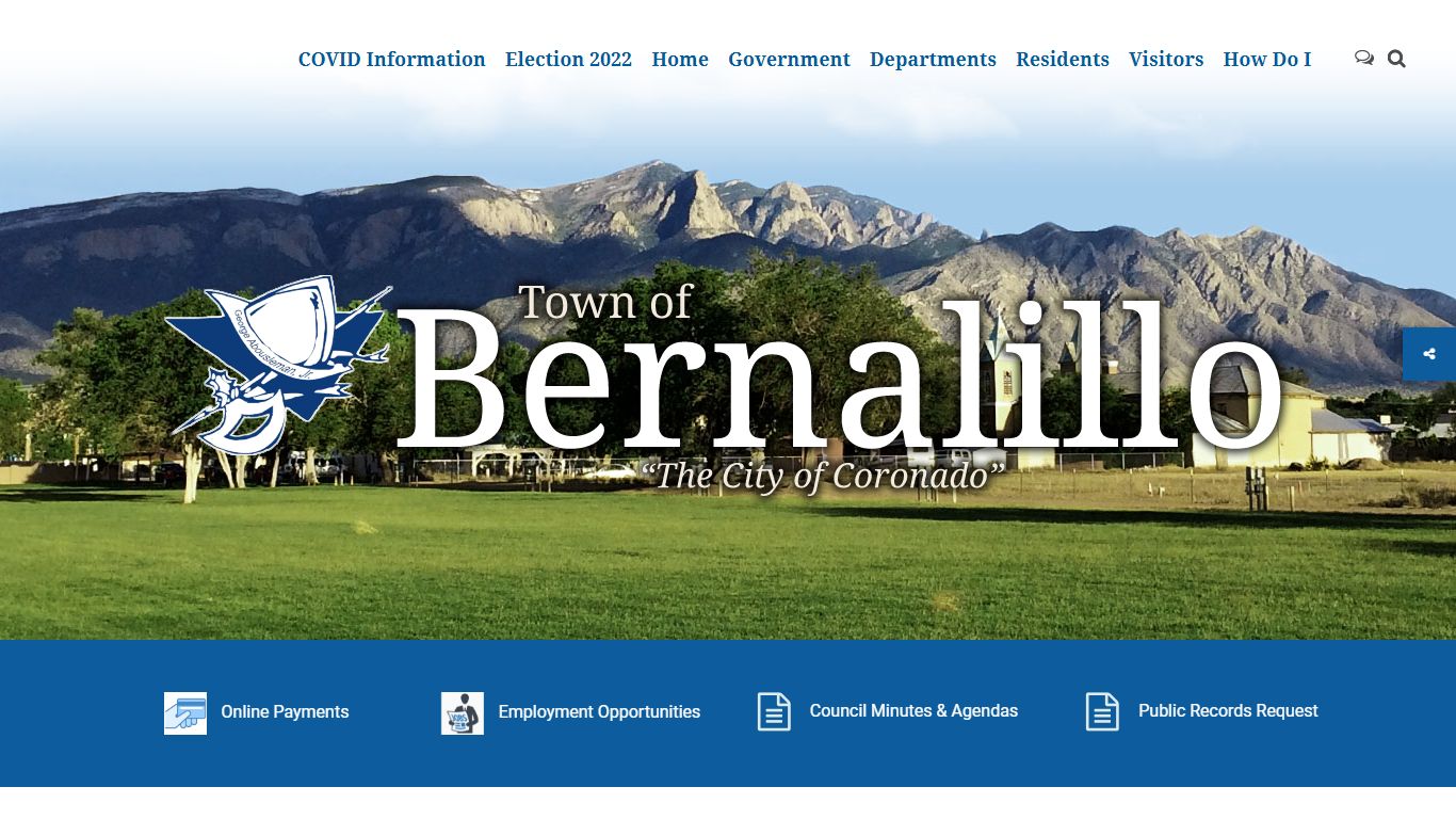Welcome to Town of Bernalillo